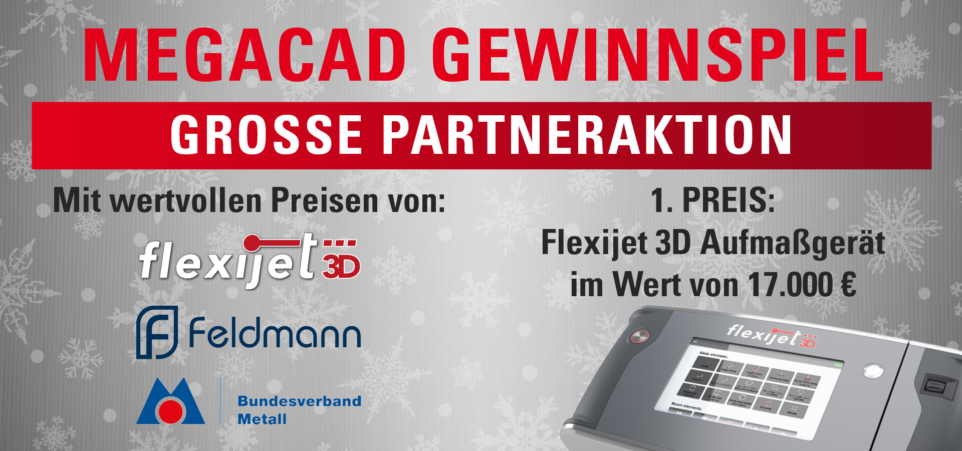 MegaCAD Gewinnspiel Unterseite