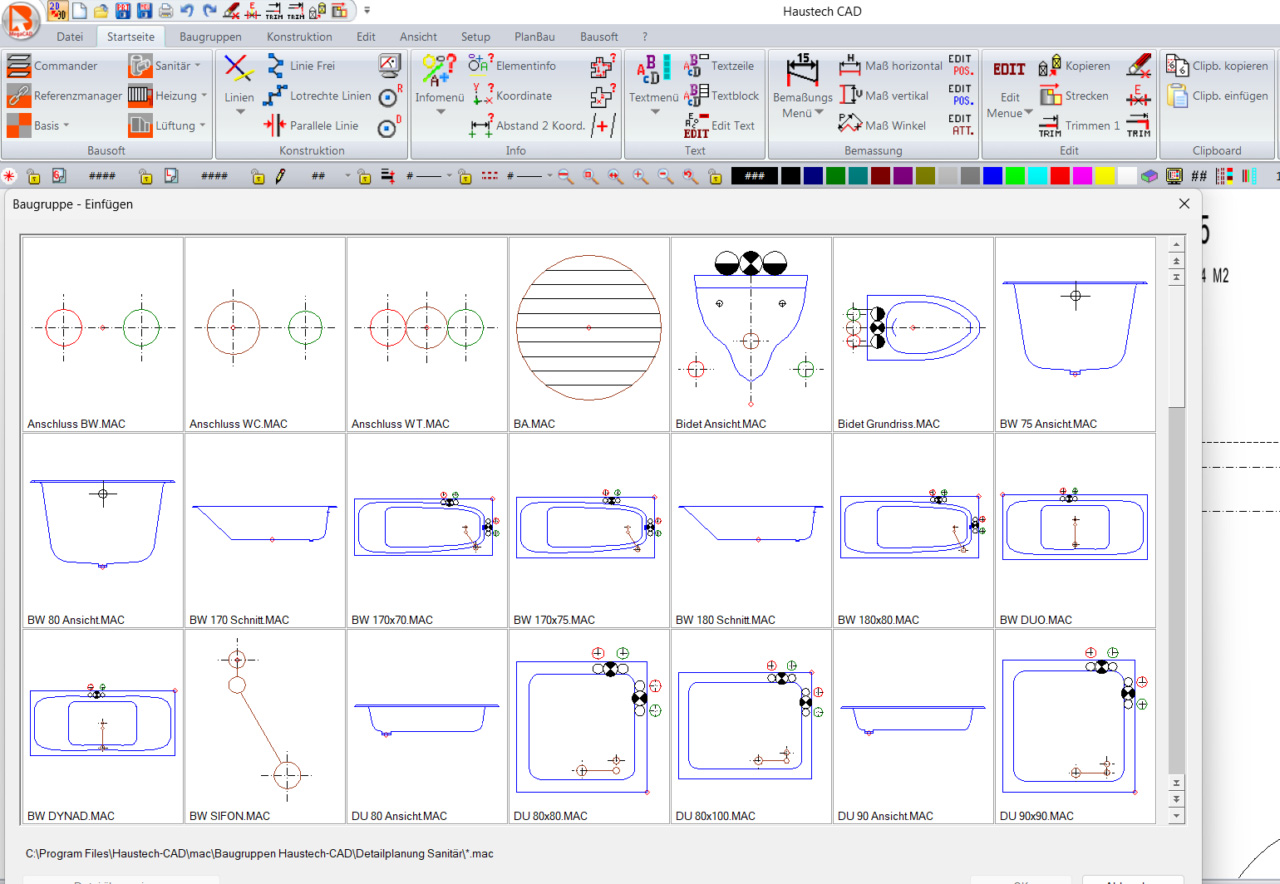 SHK CAD Symbolmanager