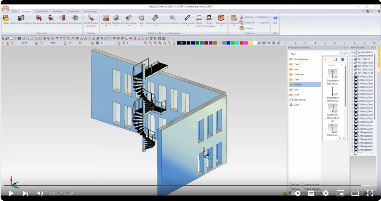 Flexijet Spindeltreppe breit