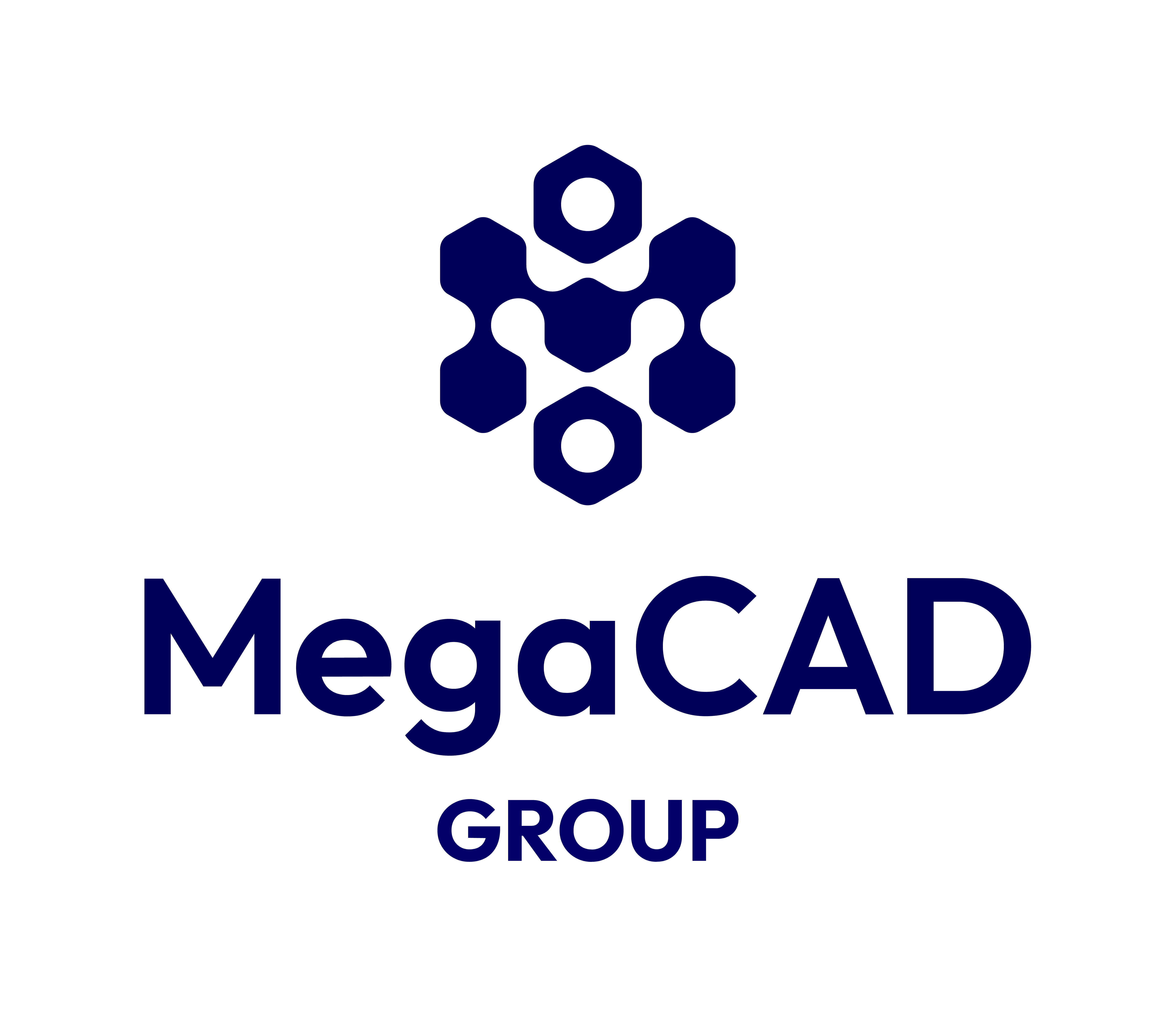MegaCAD Group Logo Stacked mit Group